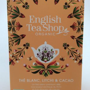 thé blanc litchi cacao en sachet